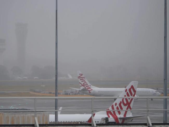 Thick fog has blanketed the city of Melbourne, causing 29 incoming and outgoing flights to be cancelled. Some flights coming in and out of Melbourne Airport have been cancelled as thick fog masks the city, with some areas unable to see anything at all. A spokesperson for Melbourne Airport told NewsWire the fog is not impacting all airlines. However, 29 flights have so far been cancelled, including 12 from Virgin Australia, nine from Jetstar and seven Qantas flights. Picture: X/ Melbourne Airport