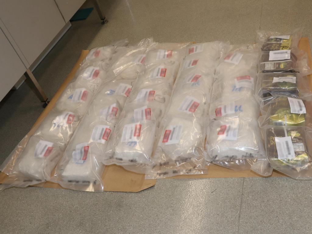 30kg of methylamphetamine was seized after a Bahrs Scrub man was pulled over by police on the New England Highway near Wallangarra. Photo: QPS