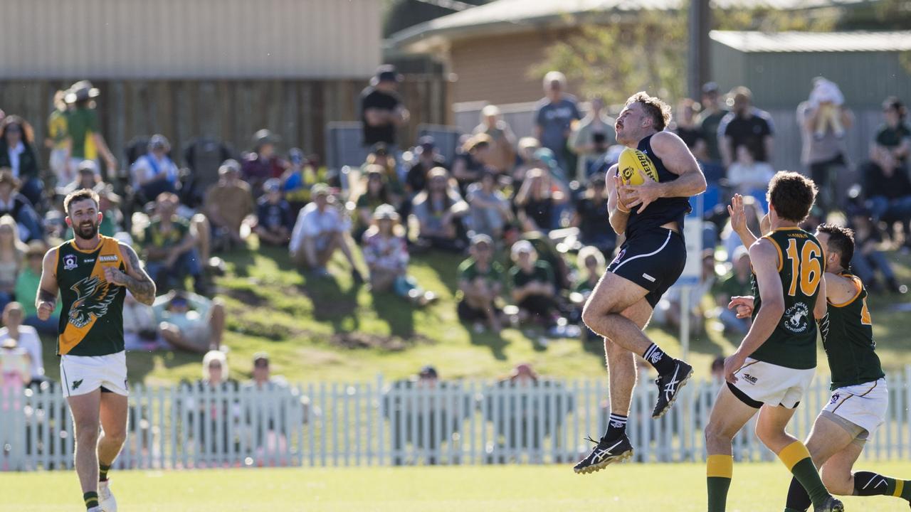 Harry Claydon for Coolaroo against Goondiwindi Hawks. Picture: Kevin Farmer