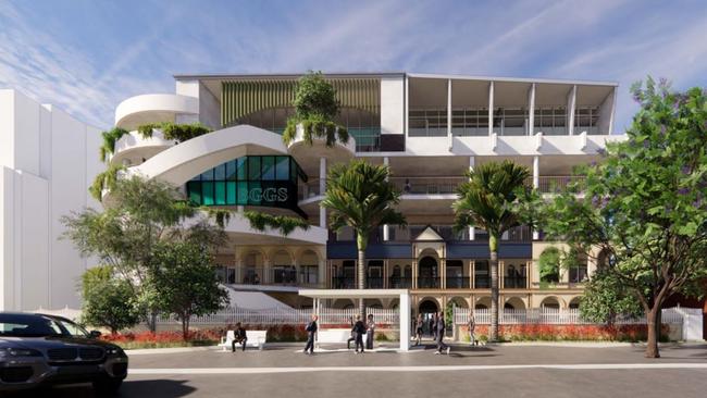 The new building is in Spring Hill, opposite the school’s main campus. Photo: Supplied.