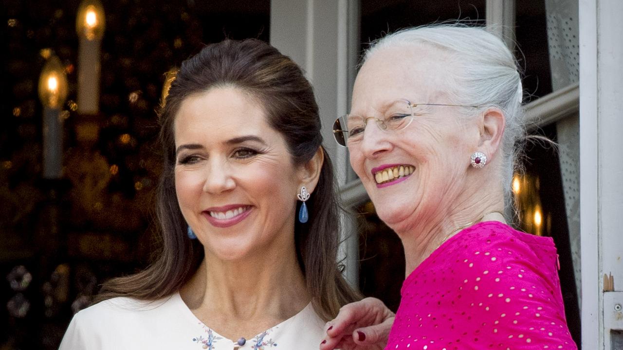 Crown Princess Mary with her mother-in-law Queen Margrethe. Picture: Getty Images)