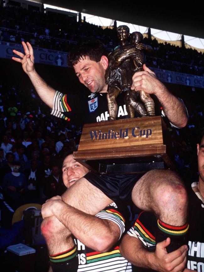 Royce Simmons retired with a premiership in 1991.