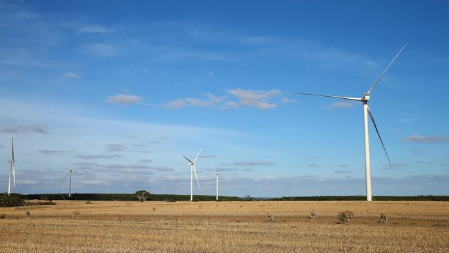 Wind energy company Senvion plans to build 170 wind turbines 220m tall on the Yorke Peninsula. File picture: Andy Rogers