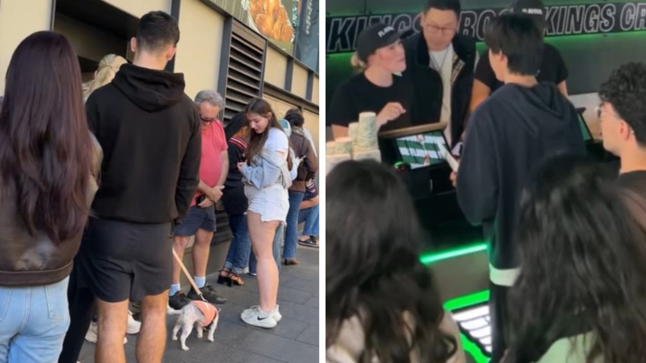 ‘Crazy’ 9am scenes as cult chain opens in Aus