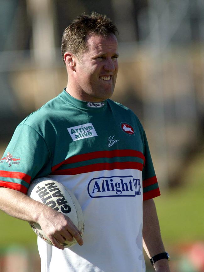 Paul Langmack had a brief stint as coach of the Rabbitohs. Picture: Stephen Cooper