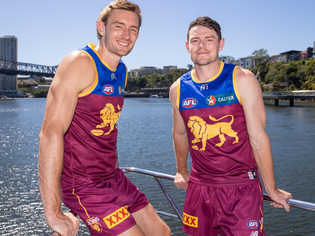 Hugh McCluggage of the Lions in action during the Brisbane Lions ...