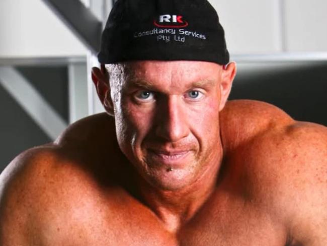 Melbourne bodybuilder Mark Taylor dies while taking five-year-old son to birthday party. Picture: Supplied