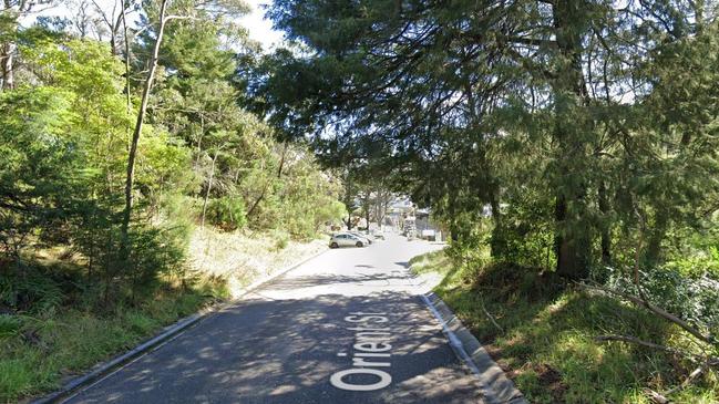 A passenger in a car has been seriously injured after a crash along Orient St in the Blue Mountains. Picture: Google Maps