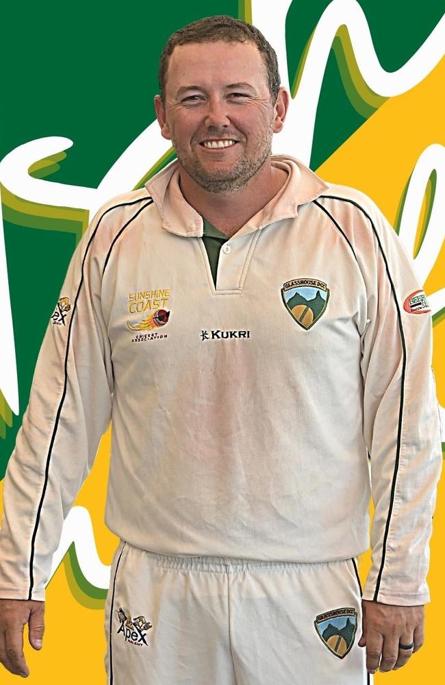 Glasshouse cricketer Ash Baartz.