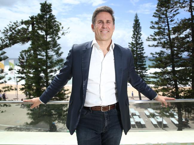 17/02/2021. Tamboran CEO Joel Riddle, photographed at their offices in Manly on Sydney's northern beaches. Tamboran is exploring for gas in the NT's Beetaloo Basin as it seeks to head off a gas shortfall on the east coast. Britta Campion / The Australian