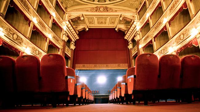 Classical Theatrean old fashioned beautiful theatre in Italy