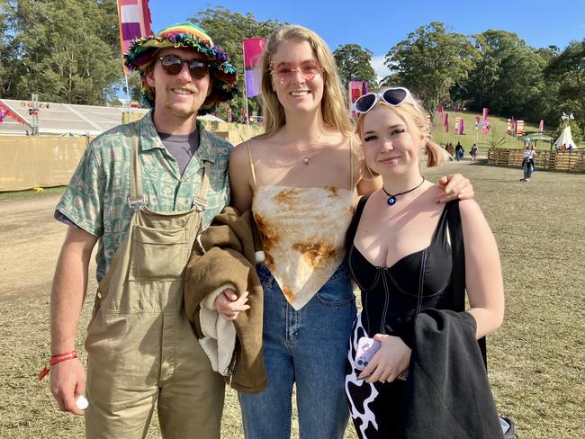 (L-R) Jasper White, Charlotte Smith, Georgia Boyle. Picture: Odessa Blain.