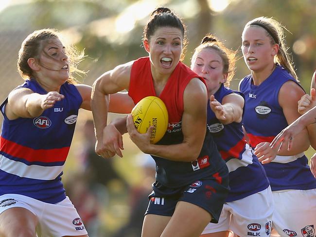 Melissa Hickey was one of the 10 retained players at Melbourne. Photo: Quinn Rooney/Getty Images