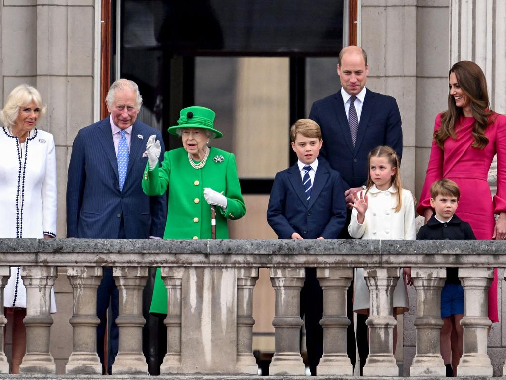 Prince George, Princess Charlotte and Prince Louis are no strangers to formal ceremonies. Picture: Leon Neal/Pool/AFP