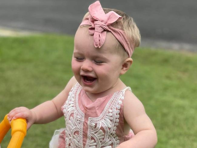 Skye having fun with her doll and pram she is so cheeky. <b><a href="https://www.dailytelegraph.com.au/newslocal/blacktown-advocate/vote-help-us-find-the-cheekiest-toddler-in-nsw/news-story/9ae7eb32bd93be85a472b448d0c19dda">VOTE HERE </a></b>