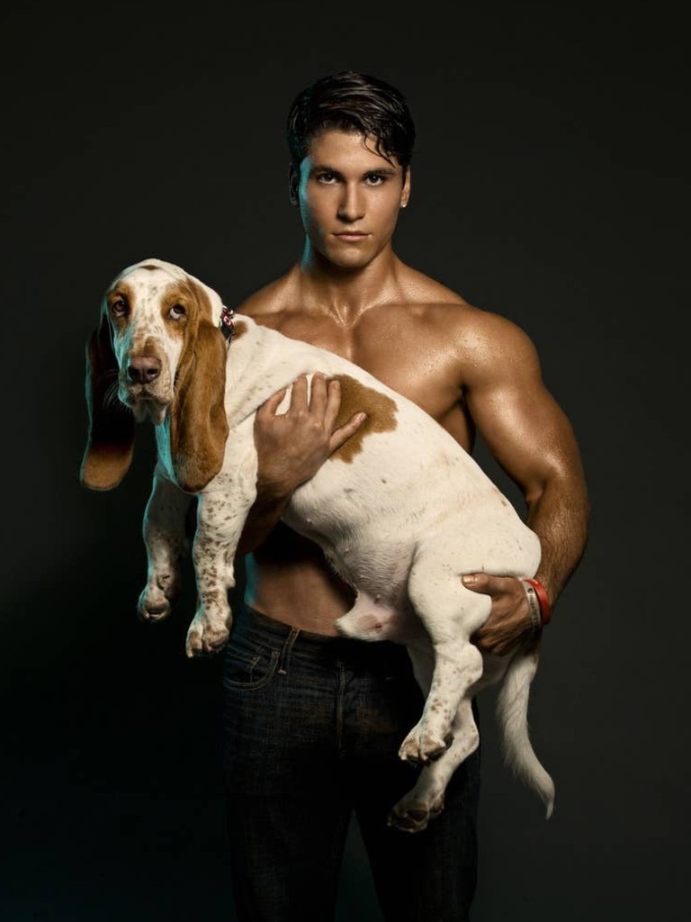 Fashion photographer Mike Ruiz has shot Kim Kardashian and Nicky Minaj but it’s his work for Hunks and Hounds that caught our attention. Technically brilliant, Ruiz also has a keen sense of humour. Why else would he pit a bright-eyed Adonis with a droopy-eyed basset hound.