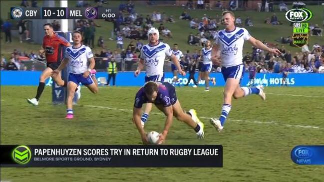 Ryan Papenhuyzen Stars In Rugby League Comeback For The Melbourne Storm ...