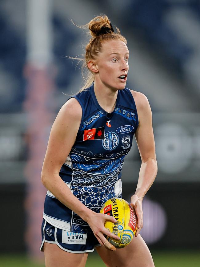 Aishling Moloney kicked a league record 21 goals this year. Picture: Dylan Burns/AFL Photos via Getty Images