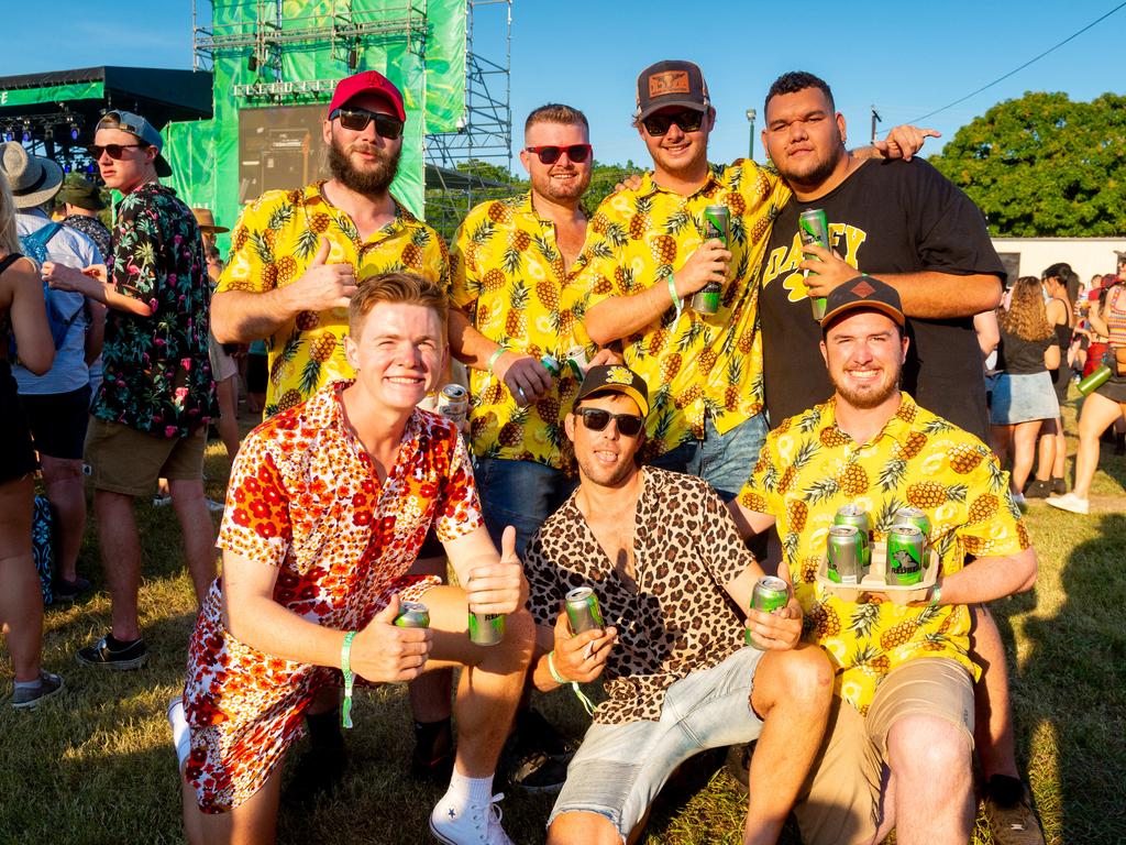 The lads at BASSINTHEGRASS 2021. Picture: Che Chorley