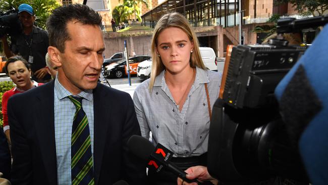 Jack seen arriving for a briefing with ASADA, along with her lawyer, in August last year.