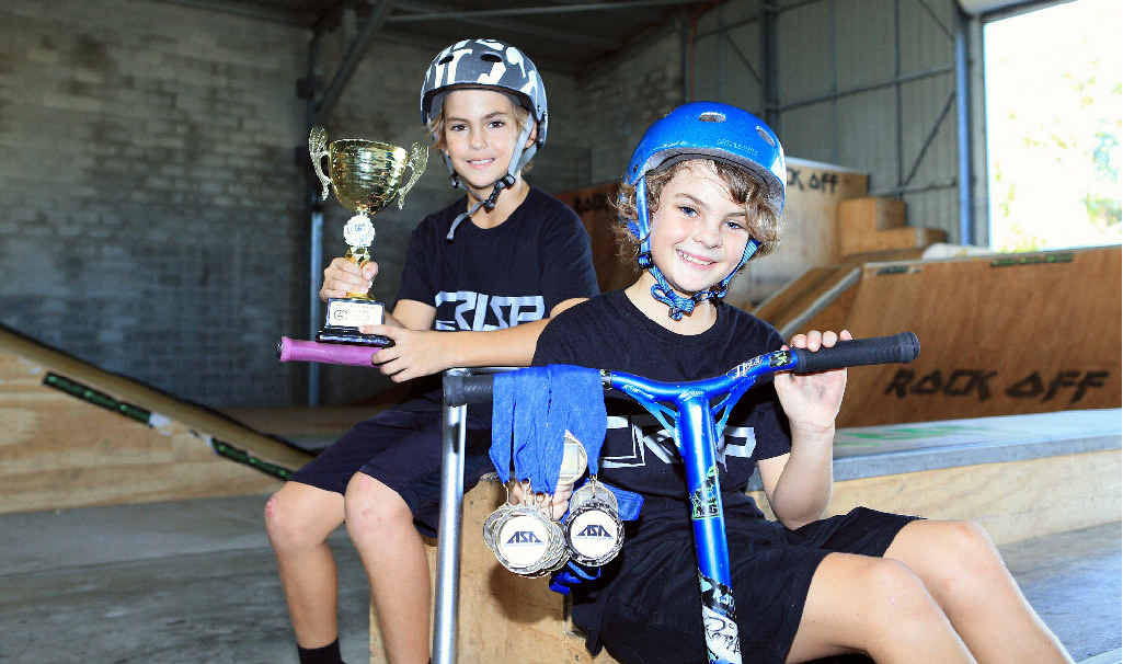 Hervey Bay brothers scooting towards national titles The Courier