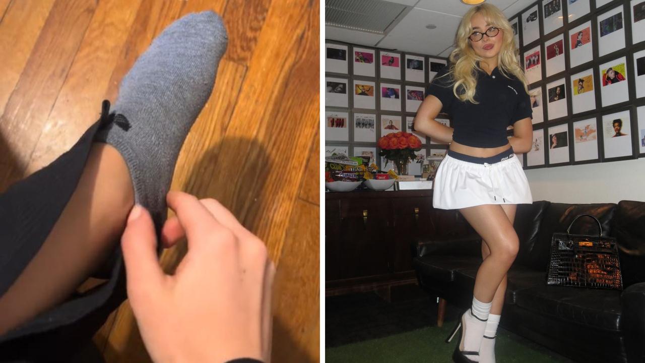 First, they came for skinny jeans – now, Gen Z are calling for an end to ankle socks. Picture: TikTok/Instagram