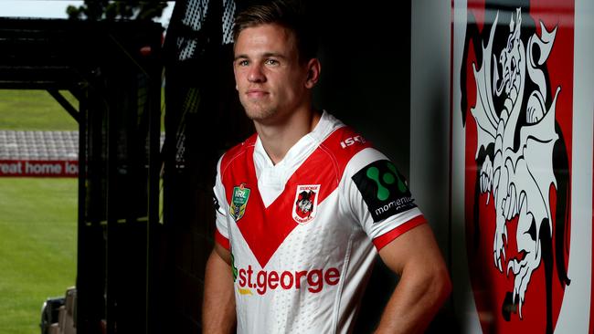 St George Illawarra player Matt Dufty at Win Jubliee Oval, Kogarah. Picture: Gregg Porteous