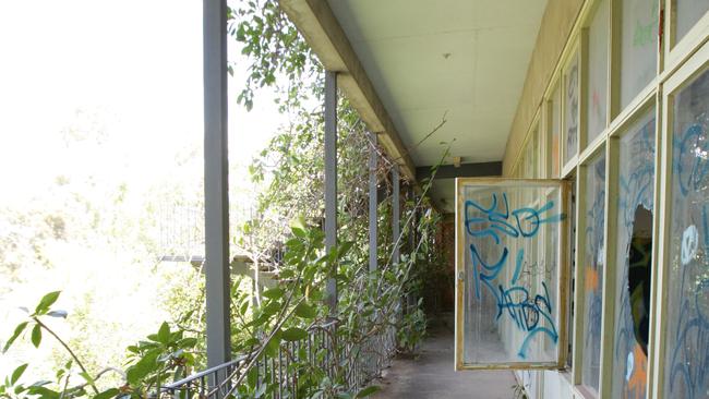 Parts of the former Julia Farr Centre in Fullarton became popular with vandals/