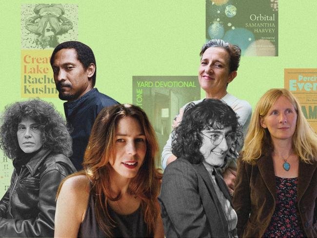 The Man Booker Prize 2024 Finalists: Anne Michaels, Percival Everett, Rachel Kushner,  Yael van der Wouden, Charlotte Wood, Samantha Harvey.