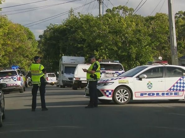 A man is fighting for his life after an alleged knife attack in Brisbane's south. Picture: Nine