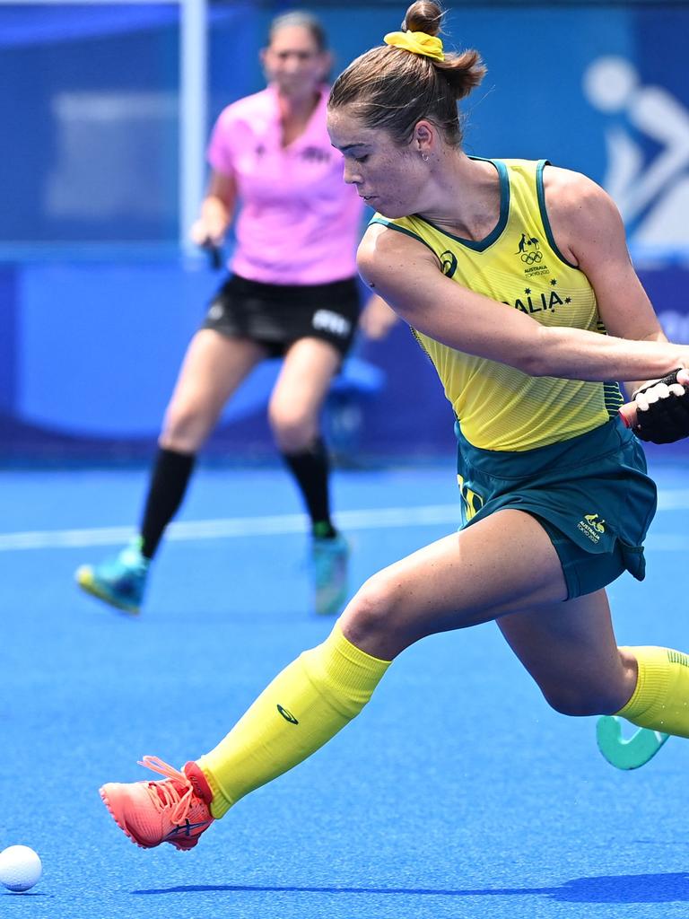 Grace Stewart in action at the Tokyo Olympics. Picture: AFP