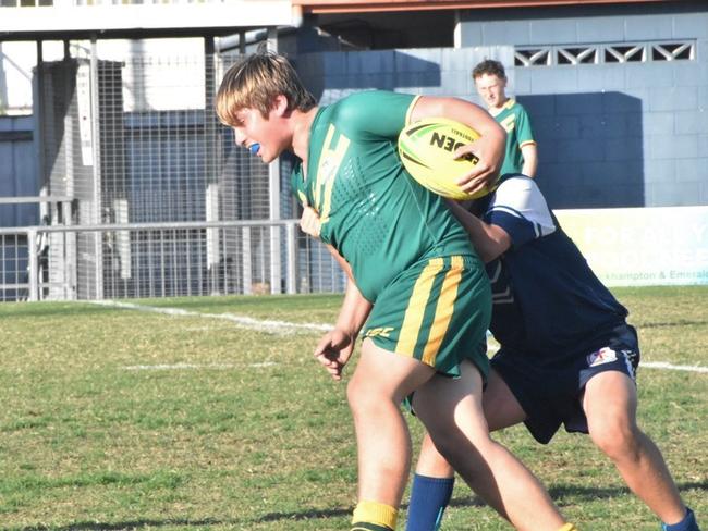 Rockhampton District Secondary Schools Rugby League grand finals, Year 7C, St Brendan’s College versus Heights College, Browne Park, September 7, 2022.