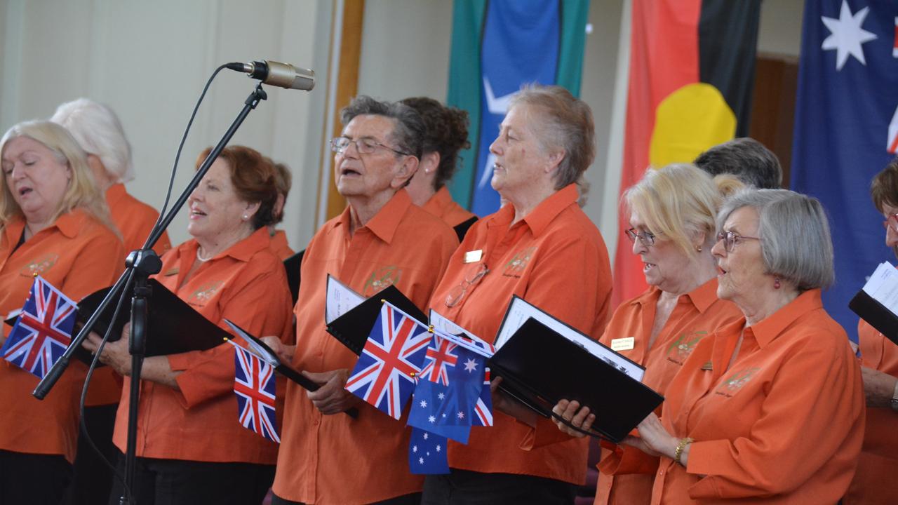 The Blackbutt Singers performing at the Proms in the South Burnett concert in Kingaroy on Sunday, November 17. (Photo: Jessica McGrath)