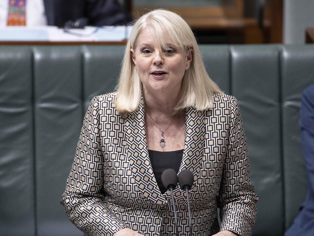 Karen Andrews says she’s had a ‘gutful’ of sexist behaviour in parliament. Picture: NCA NewsWire/Gary Ramage