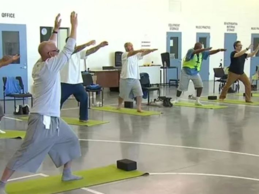 Yoga is one of the activities available to inmates. Picture: NBC7