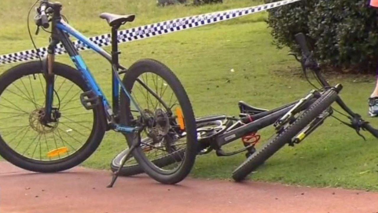 Mr Levkovskiy and his wife drove around town looking for the alleged thief after a young neighbour complained their pushbike had been stolen. Picture: 9 News