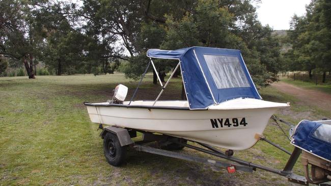 A second boat, registration NY494, was bought by Adrian Meneveau shortly before he and his mum disappeared at sea. Picture: Supplied