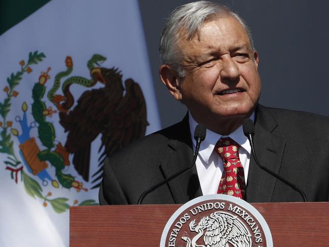 Mexico's President Andres Manuel Lopez Obrador. Picture: AP