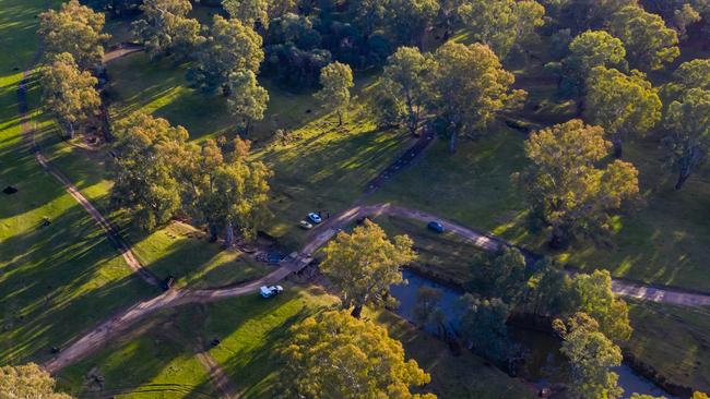 Richardson Bend campground in Barnawartha North, where the brothers were camping. Picture: Simon Dallinger