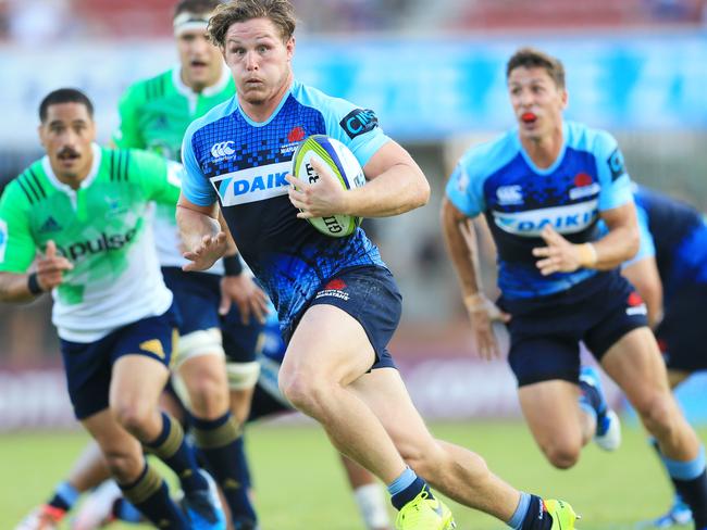 Michael Hooper sets the standard in the Waratahs camp.