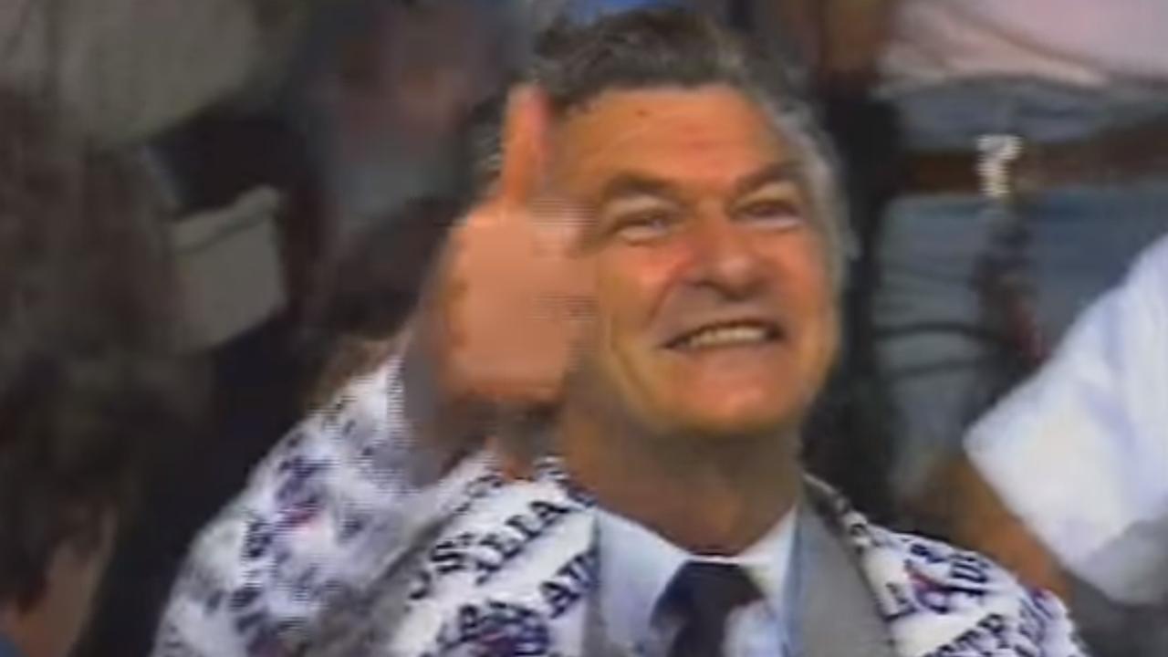 Bob Hawke pictured at Royal Perth Yacht Club in 1983. Picture: YouTube