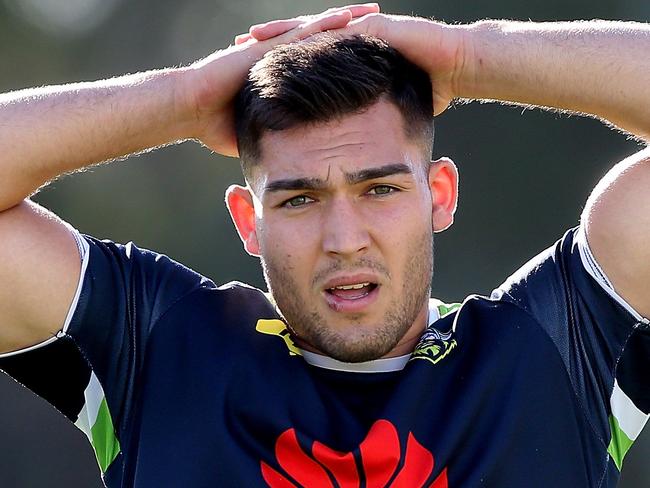 raiders player Nick Cotric at training at Raiders Headquarters in Canberra. Picture Kym Smith