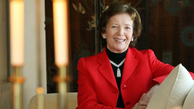 Mary Robinson in Brisbane to deliver a lecture as part of the Brisbane Festival.