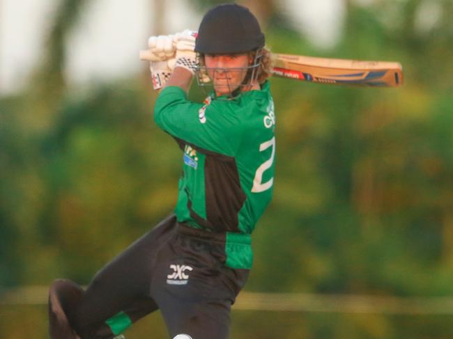 City's Campbell Kellaway struck a big 62 from 49 balls to set his side up for their first win of the T20 Tournament. Picture: Glenn Campbell