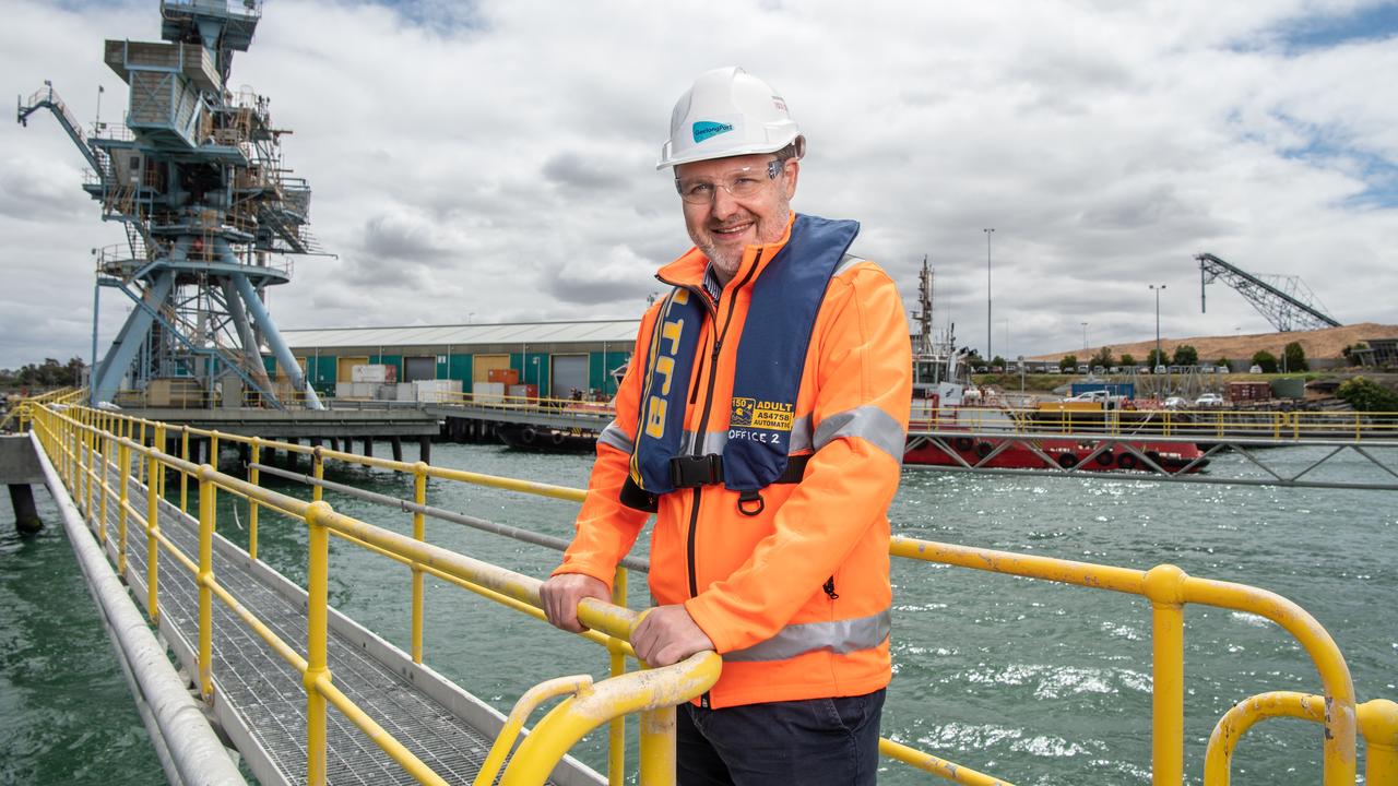 GeelongPort CEO Brett Winter said he would vote yes for an Indigenous Voice to Parliament. Picture: Brad Fleet