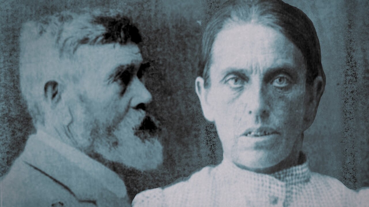 Caroline Snell (right) was reportedly in the room when her father Henry Lyfiend brutally murdered her mother.