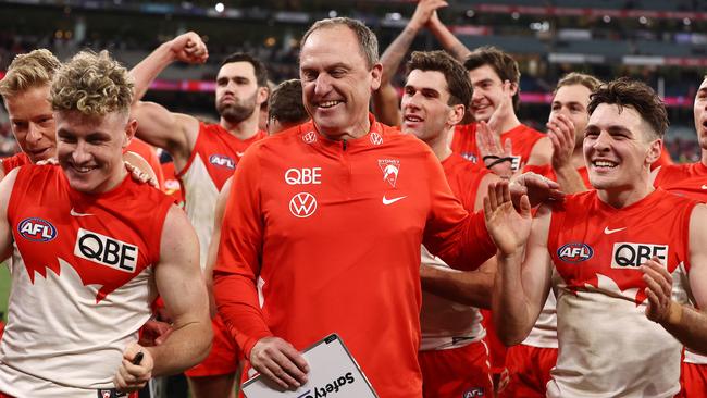 Sydney Swans coach John Longmire started his career with Corowa-Rutherglen. Picture: Michael Klein