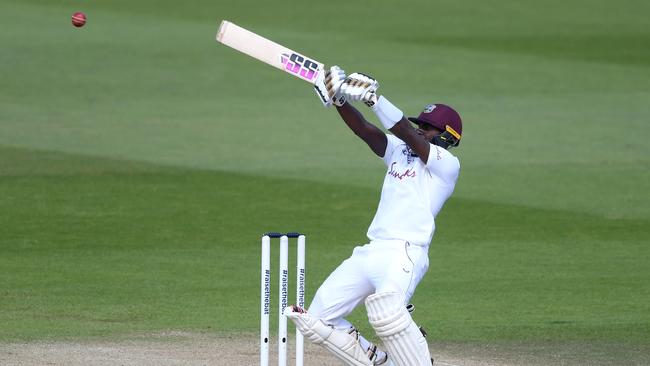 Jermaine Blackwood scored a matchwinning 95 for West Indies in the second innings against England. Picture: Mike Hewitt/Getty Images