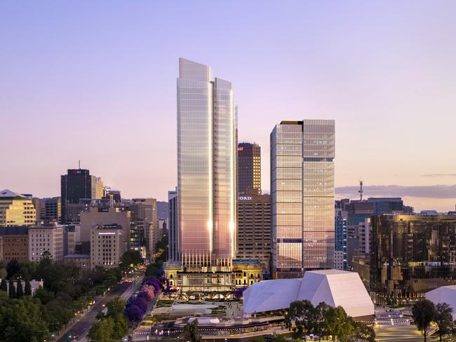 6pm EMBARGO 8th April 2024 .  The state government has announced plans 9or a second Walker Tower at Festival Plaza. Picture: Supplied