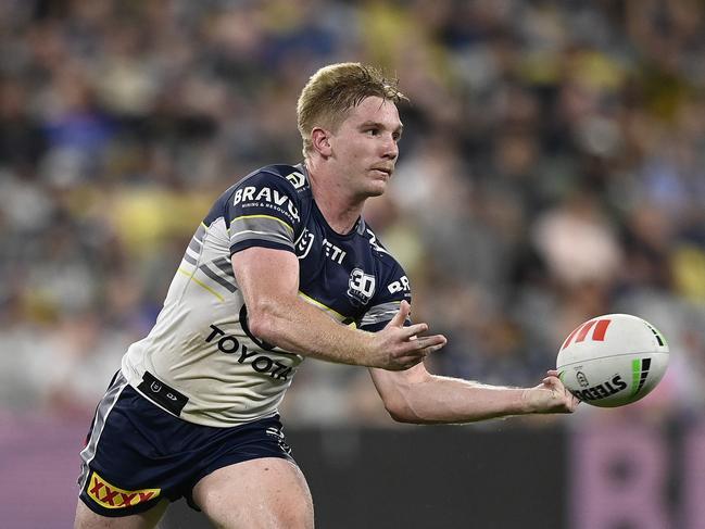 Tom Dearden has thrown his hand up for Queensland’s vacant utility jersey. Picture: Getty Images